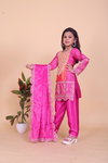 OC 186 Heavy Chinon Silk With Embroidery Work Top With Pant Dupatta Wholesale Suppliers In India